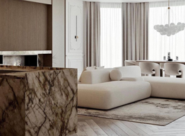 Living Room Space - French Vintage Style